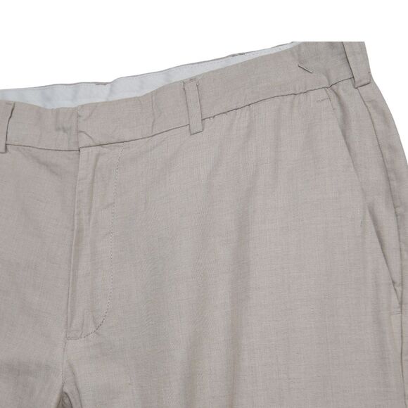 Cubavera Linen Blend Straight Leg Pants 34x30 (34x28 actual) Beige Minimalist - Picture 5 of 9